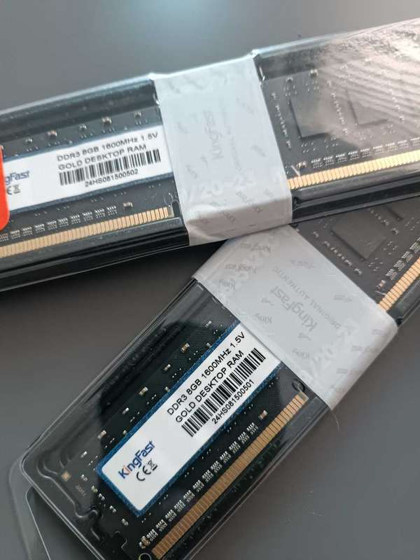 Kingfast Gold Desktop 16GB DDR3 Ram Kit