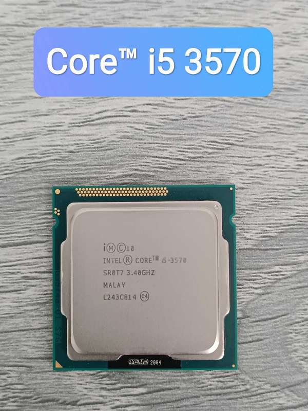 Intel® Core i5 3570 Cpu + Cooler + Paste