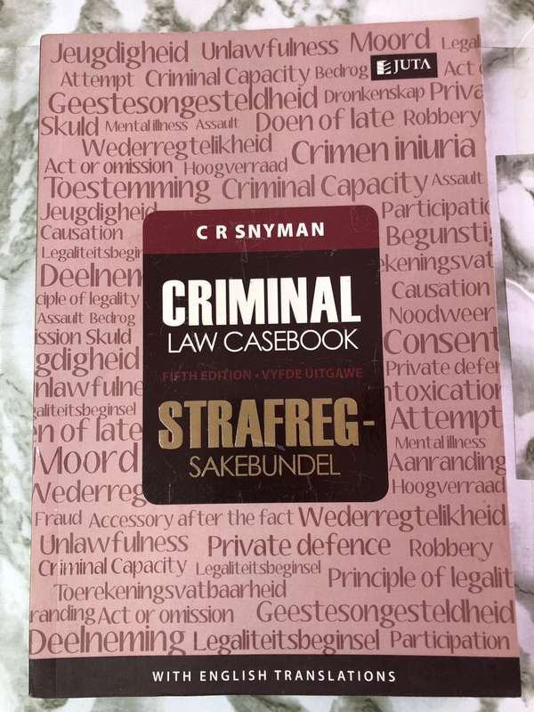 Criminal Law Casebook (Fifth Edition)