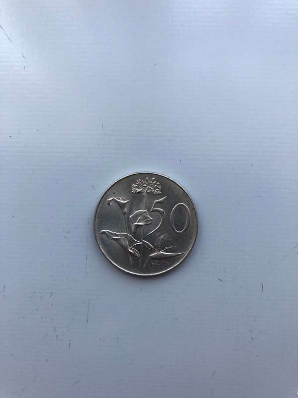 50 Cents - Year: 1967 (SA Coin)