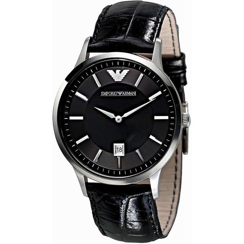 Emporio Armani Renato Black Mens Watch