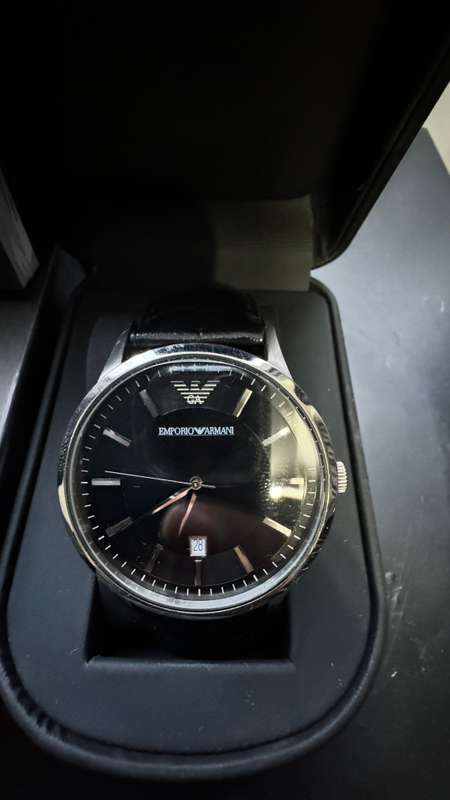 Emporio Armani Renato Black Mens Watch