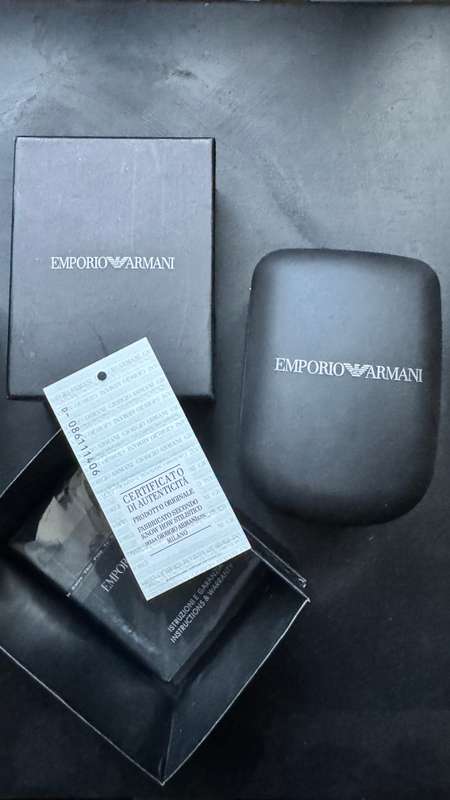 Emporio Armani Renato Black Mens Watch