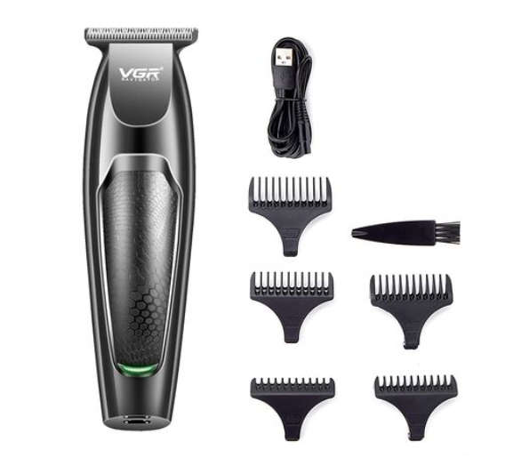 VGR - Professional Wireless Hair & Beard Trimmer with 5 Hair Gauges