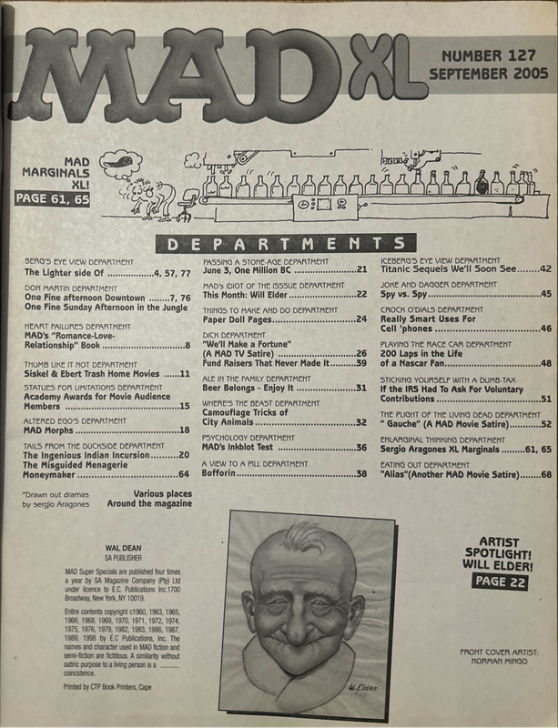 Mad Magazine XL (Super Special #127 2005)