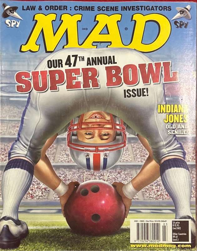 Mad Magazine Super Bowl Issue #401 (2005)