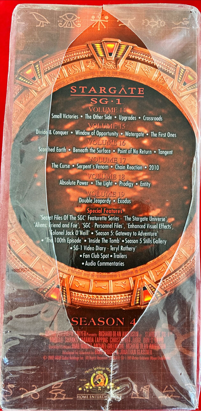 Stargate SG1 Complete Season 4 DVD Box Set