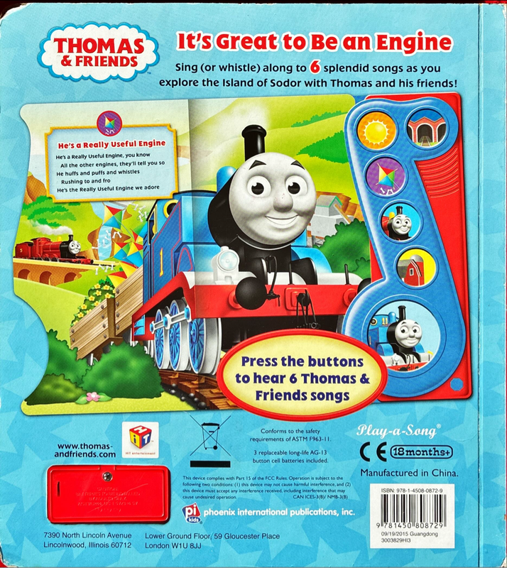 Thomas & Friends: It's Great to Be an Engine Sound Book