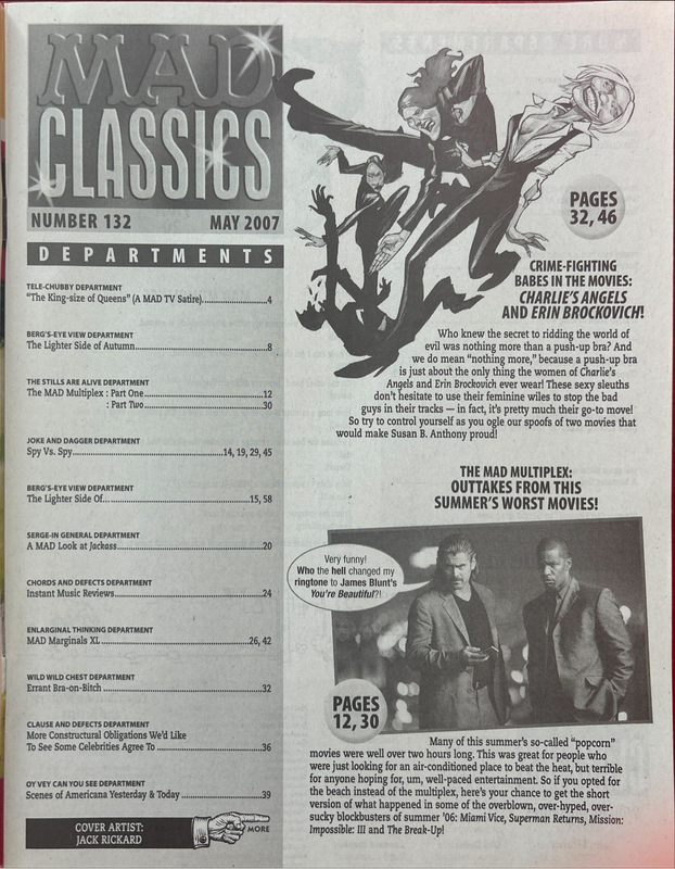 Mad Classics Magazine (Mad Special #132 2007)