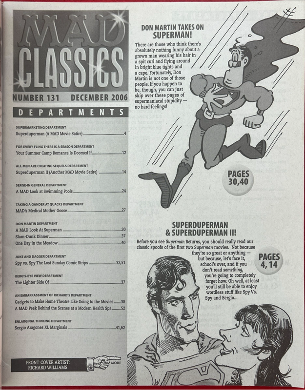 Mad Classics Magazine (Mad Special #131 2006)