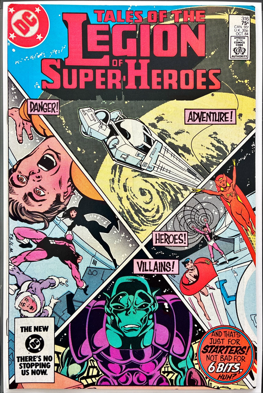 Vintage Legion of Super-heroes Comic #316 (FN/VFN)