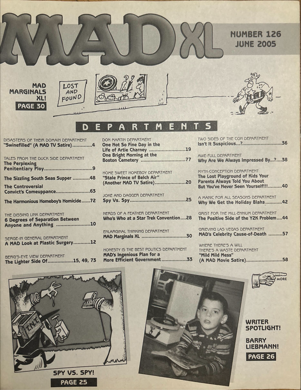 Mad Magazine XL (Super Special #126 2005)