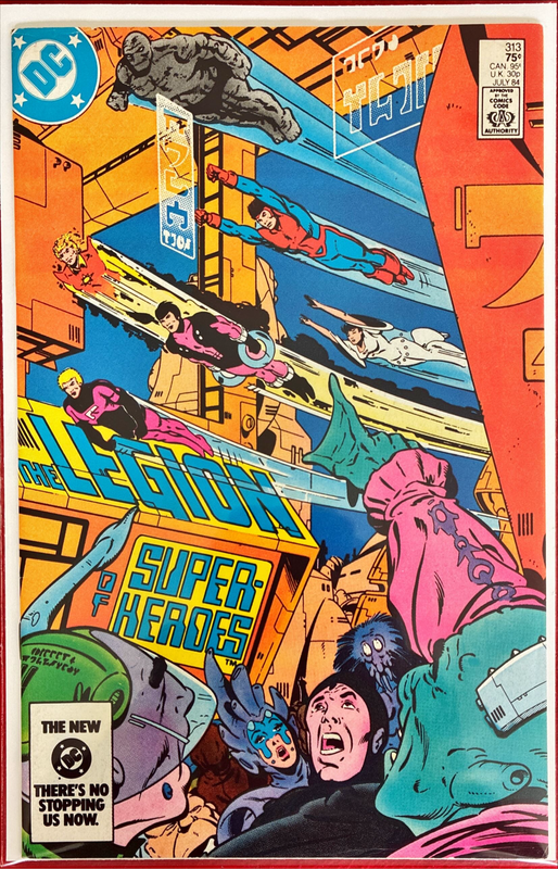 Vintage Legion of Super-heroes Comic #313 (FN/VFN)