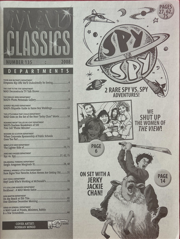 Mad Classics Magazine (Mad Special #135 2008)