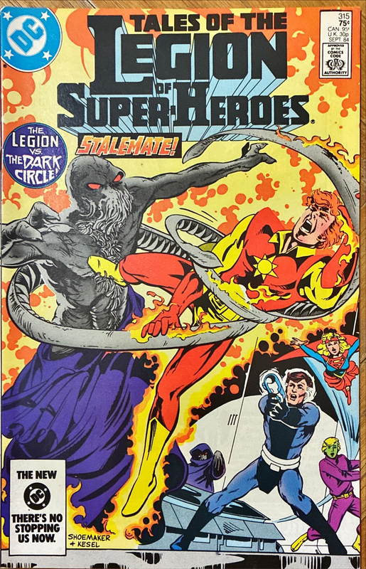 Vintage Legion of Super-heroes Comic #315 (FN/VFN)