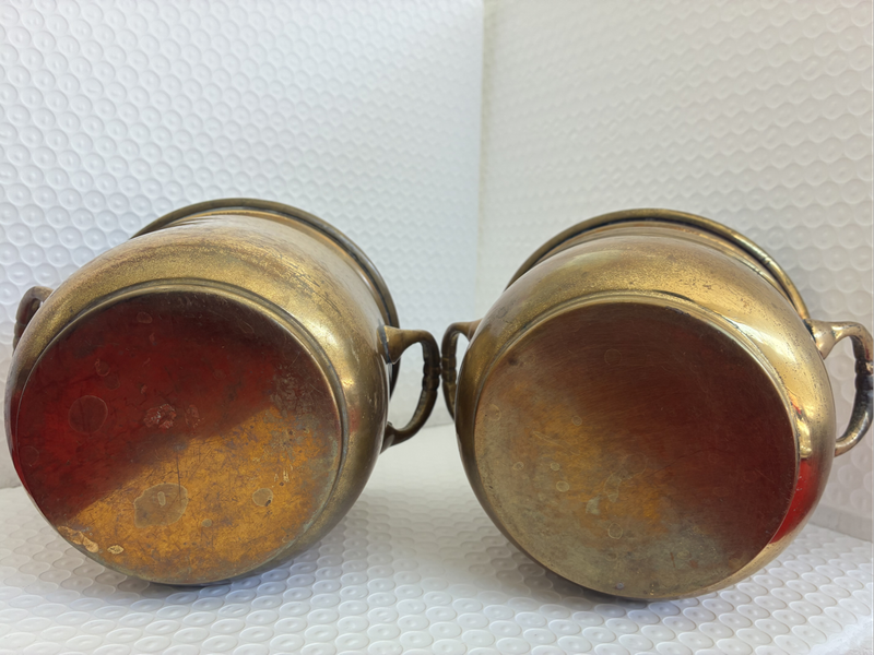 A Pair of Small Planters with Handles