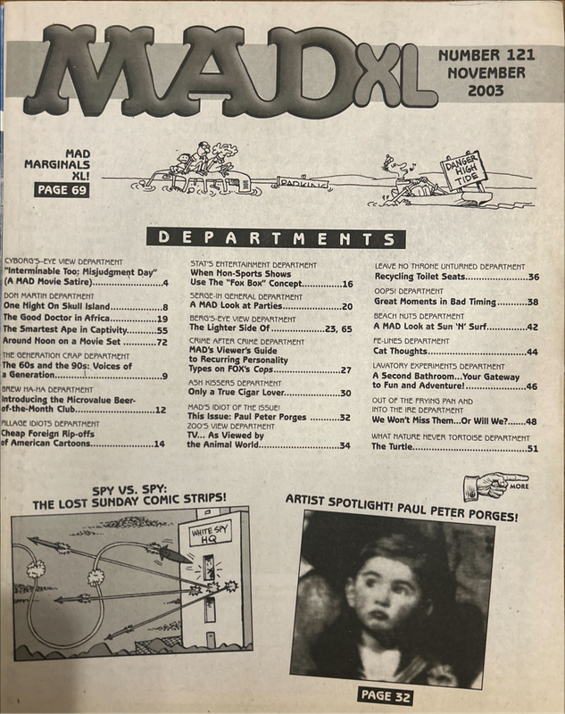 Mad Magazine XL (Super Special #121 2003)