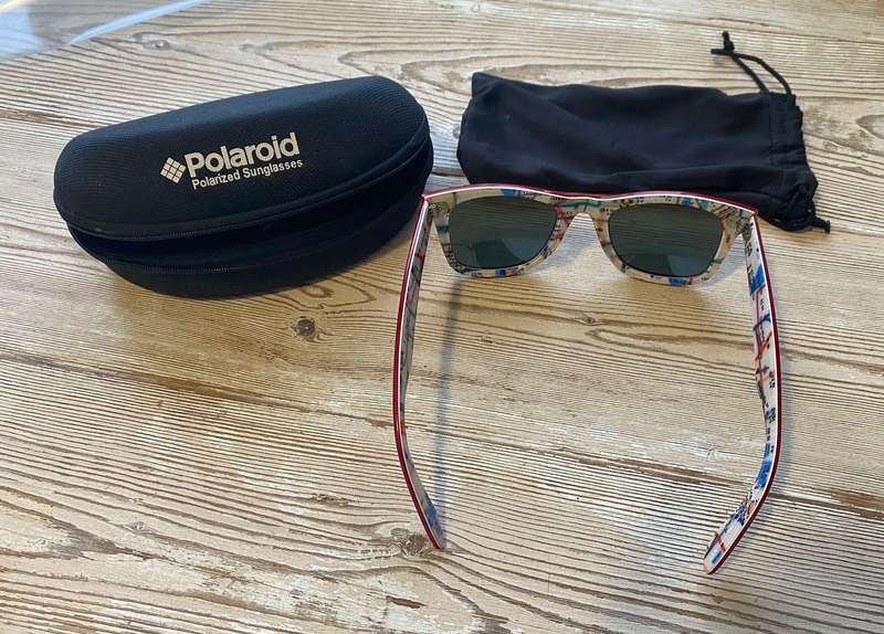 Original Ray-Ban RB2140 Wayfarers - Red Frame w/ NYC Subway Map | LIKE NEW