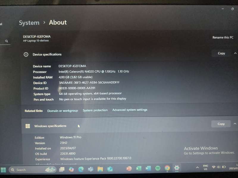HP Laptop 15.6"