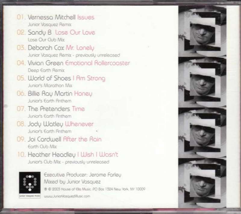 Junior Vasquez Anthem CD