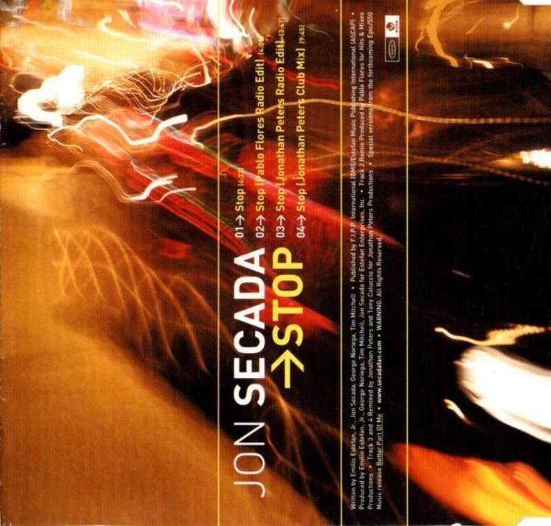 Jon Secada  Stop  CD (Maxi-Single)