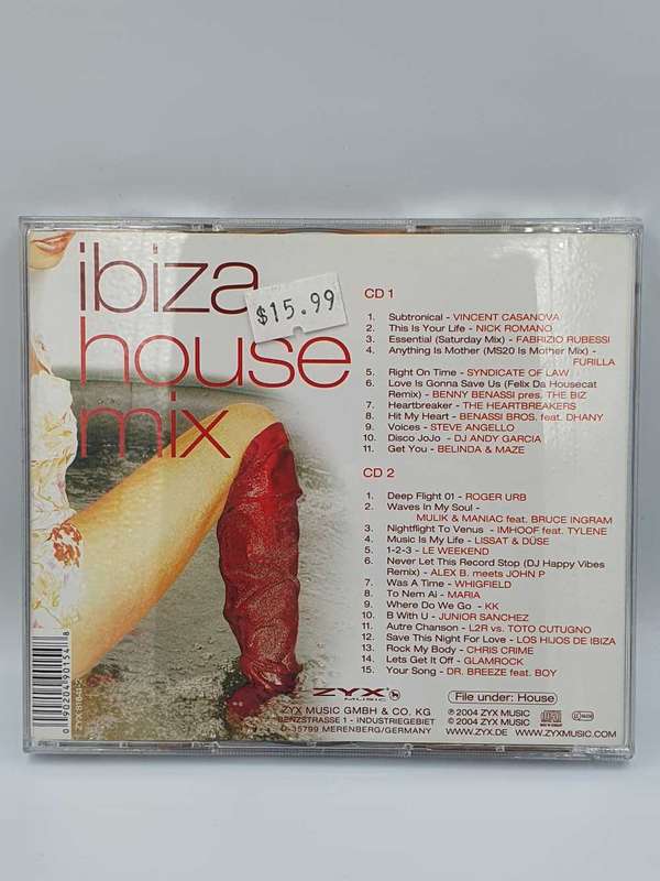 Ibiza House Mix2Cd