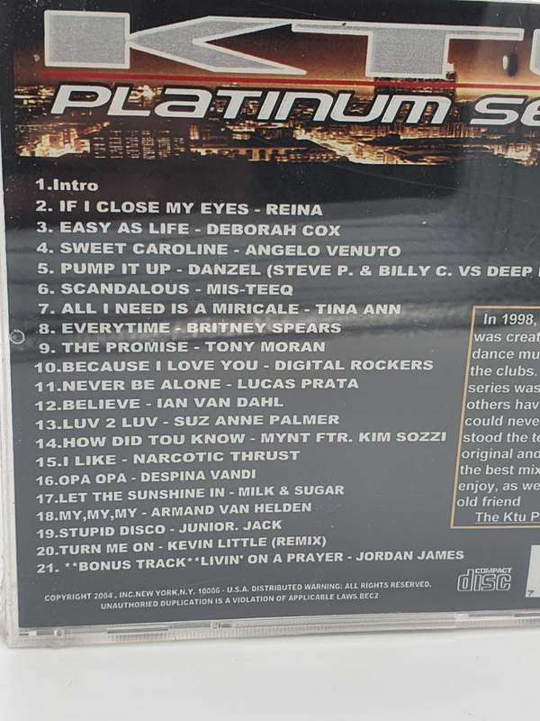 KTU Platinum series 2004 CD