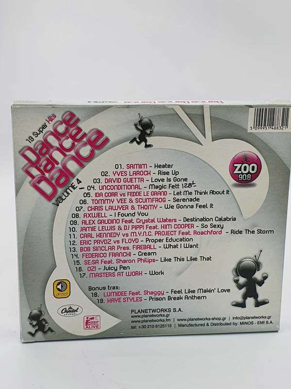 Dance Dance Dance Volume 4  CD (Compilation)