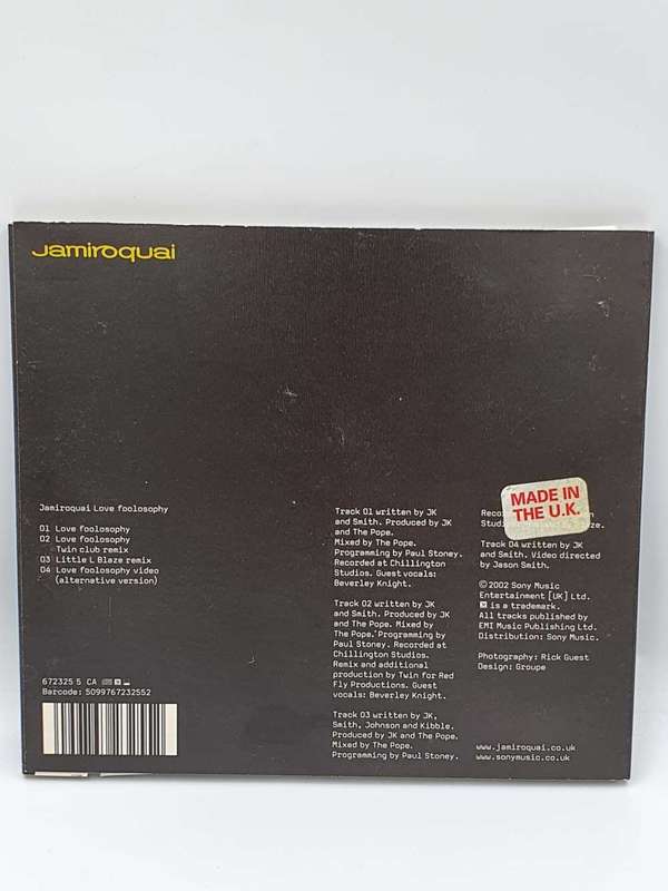Jamiroquai  Love Foolosophy (2002, CD)