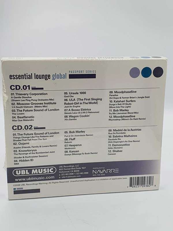 Essential Lounge: Global  2 x CD (Compilation) Sealed