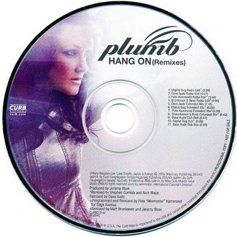 Plumb  Hang On  (Remixes Cd) Promo copy - Rare