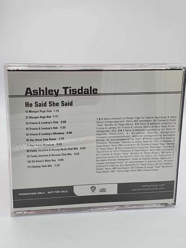 Ashley Tisdale  He Said She Said  CD Promo single