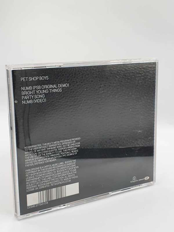 Pet Shop Boys  Numb  CD (Maxi-Single, Enhanced)