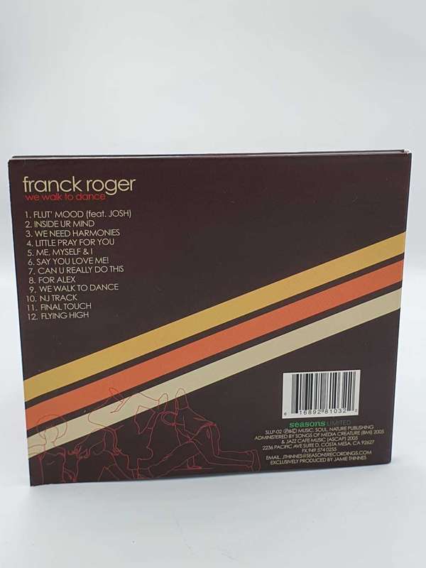 Franck Roger  We Walk To Dance  CD (Album), 2006