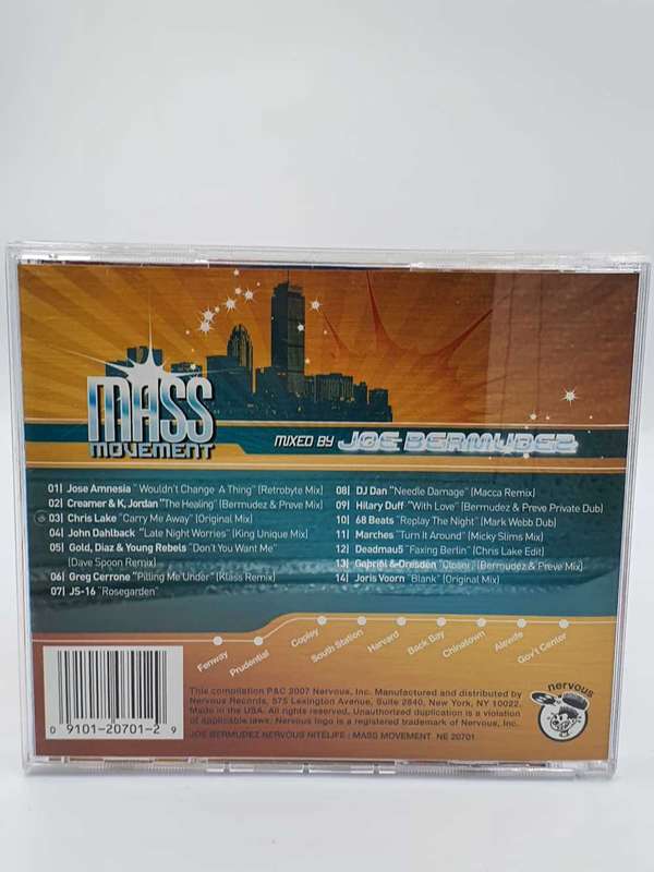 Joe Bermudez  Mass Movement (2007, CD)