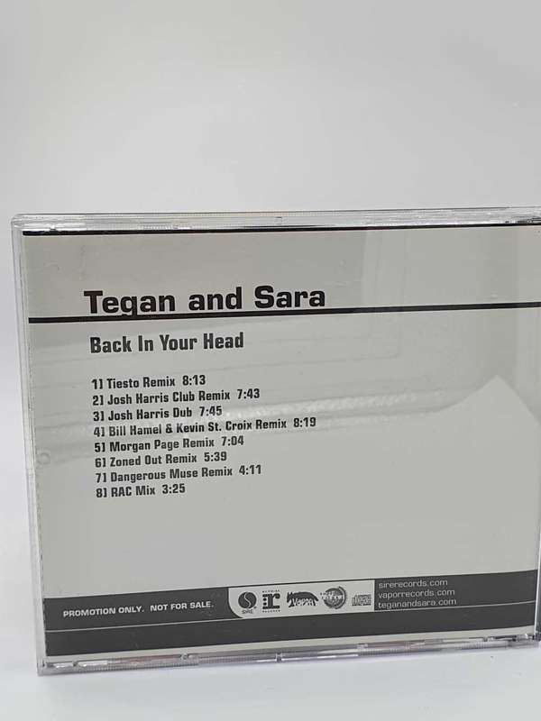 Tegan and Sara - Back In Your Head (PROMO Remix CD single)