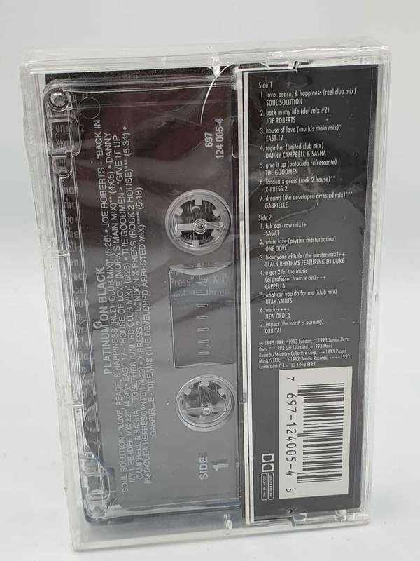 1993 Platinum on Black FFRR Full Frequency Range Cassette David Morales