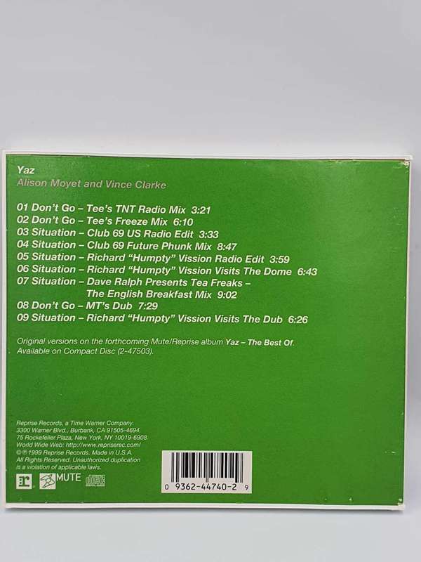 Yaz  Don't Go / Situation (1999 Mixes)