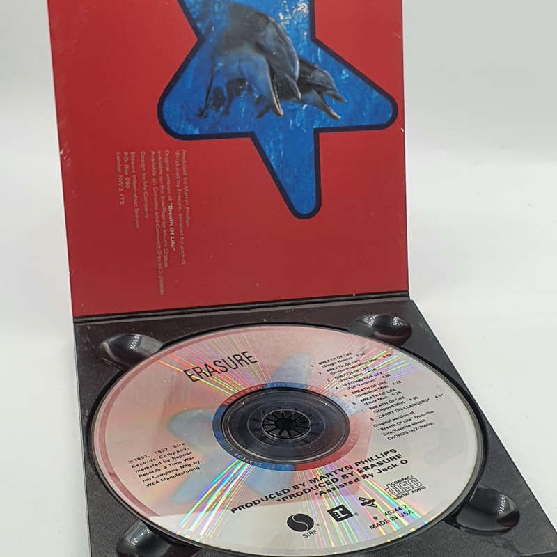 Erasure  Breath Of Life  CD (Black print, Maxi-Single), 1992