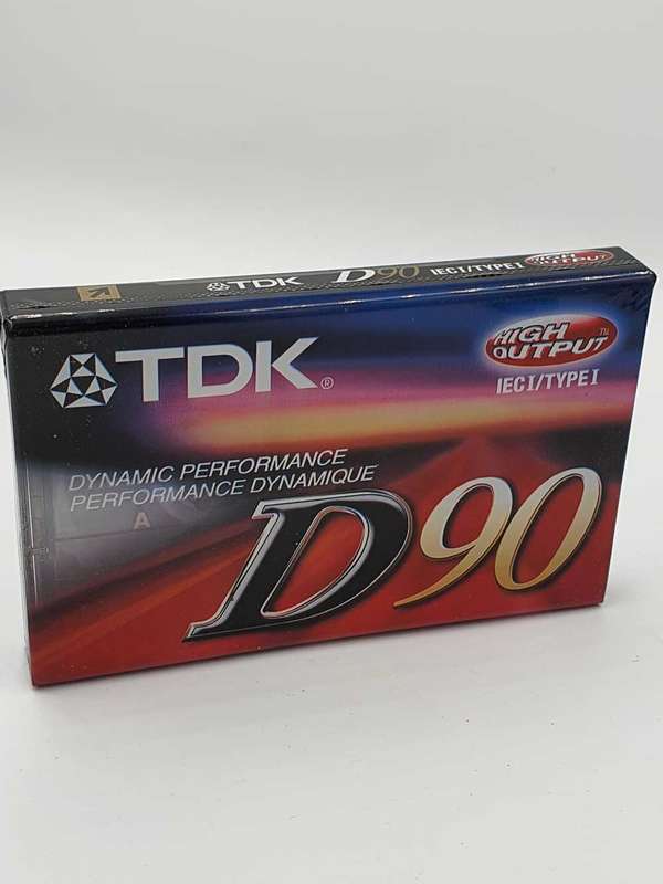 TDK D90 Cassette Sealed