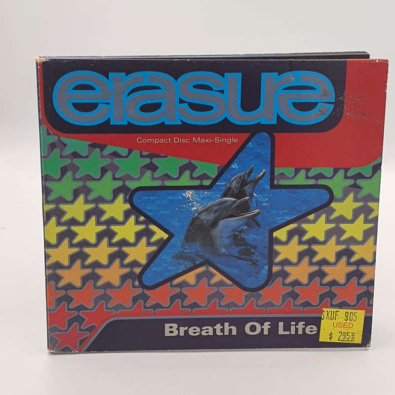 Erasure  Breath Of Life  CD (Black print, Maxi-Single), 1992