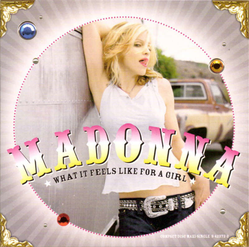 Madonna  What It Feels Like For A Girl  CD (Maxi-Single, Repress)