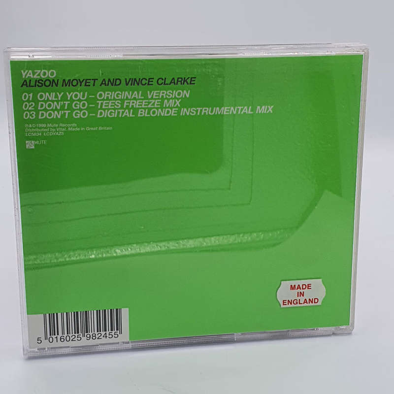 Yazoo  Only You (Original Version)  CD (CD2, Single), 1999