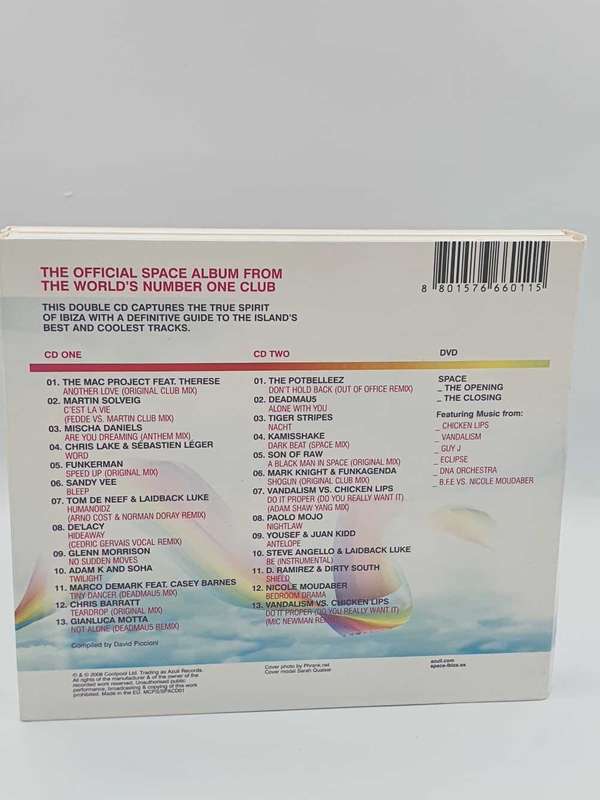 David Piccioni  Azuli Presents: Space Ibiza 2008 2CD + DVD