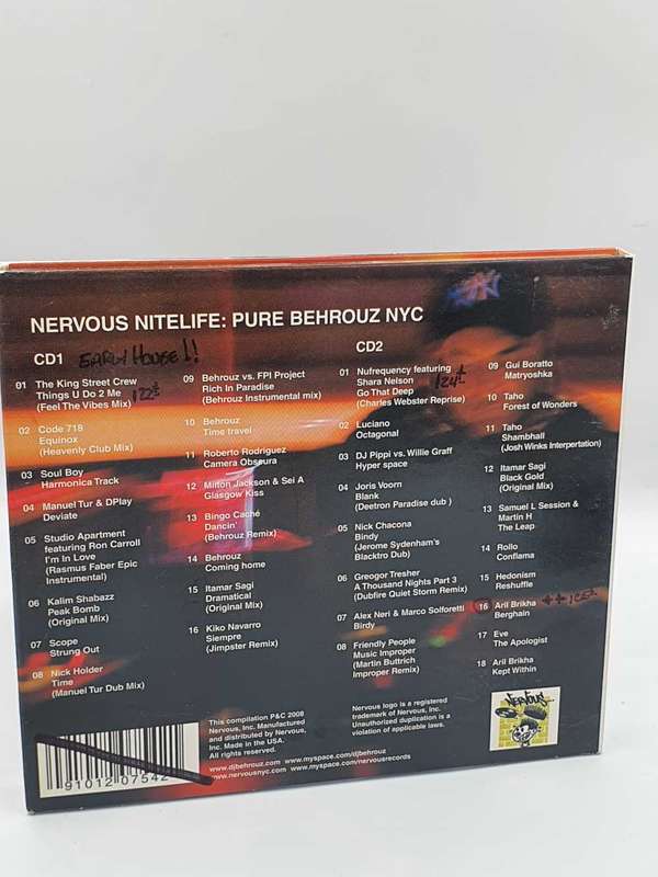 Nervous Nitelife: Pure Behrouz NYC  2 x CD (Mixed), 2008