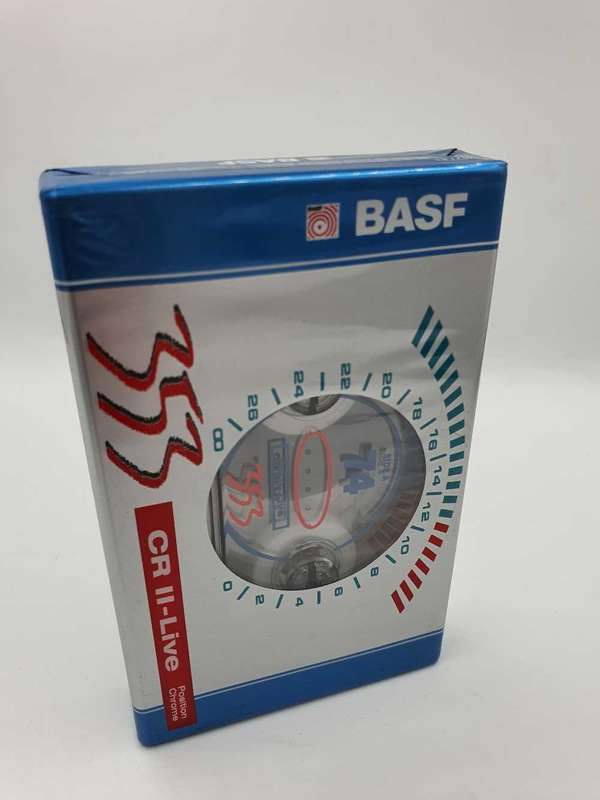 BASF 353 CR II-Live 75 Chrome Type II Blank Audio Cassette - 1994