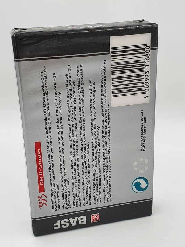 BASF 353 CR II Studio 90 Type II Cassette Tape (Sealed)