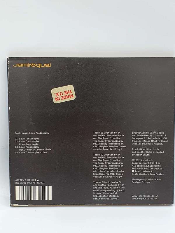 Jamiroquai  Love Foolosophy (2002, Slipcase, CD)