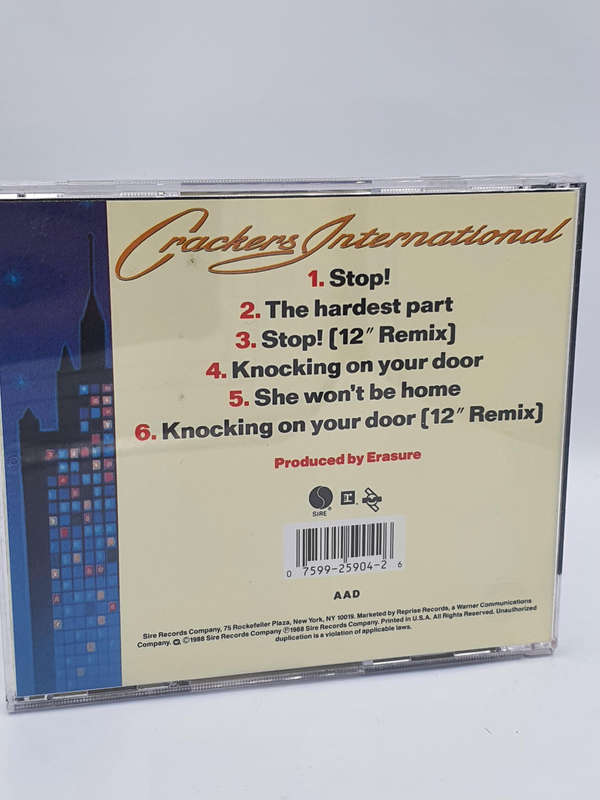 Erasure  Crackers International  CD (EP, Single), 1988