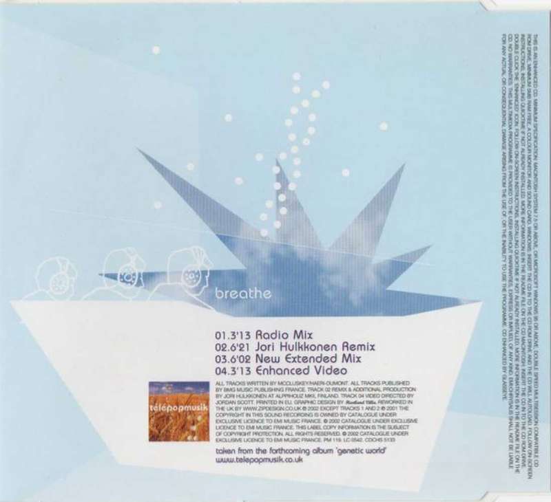 Télépopmusik  Breathe  CD (Single, Enhanced)